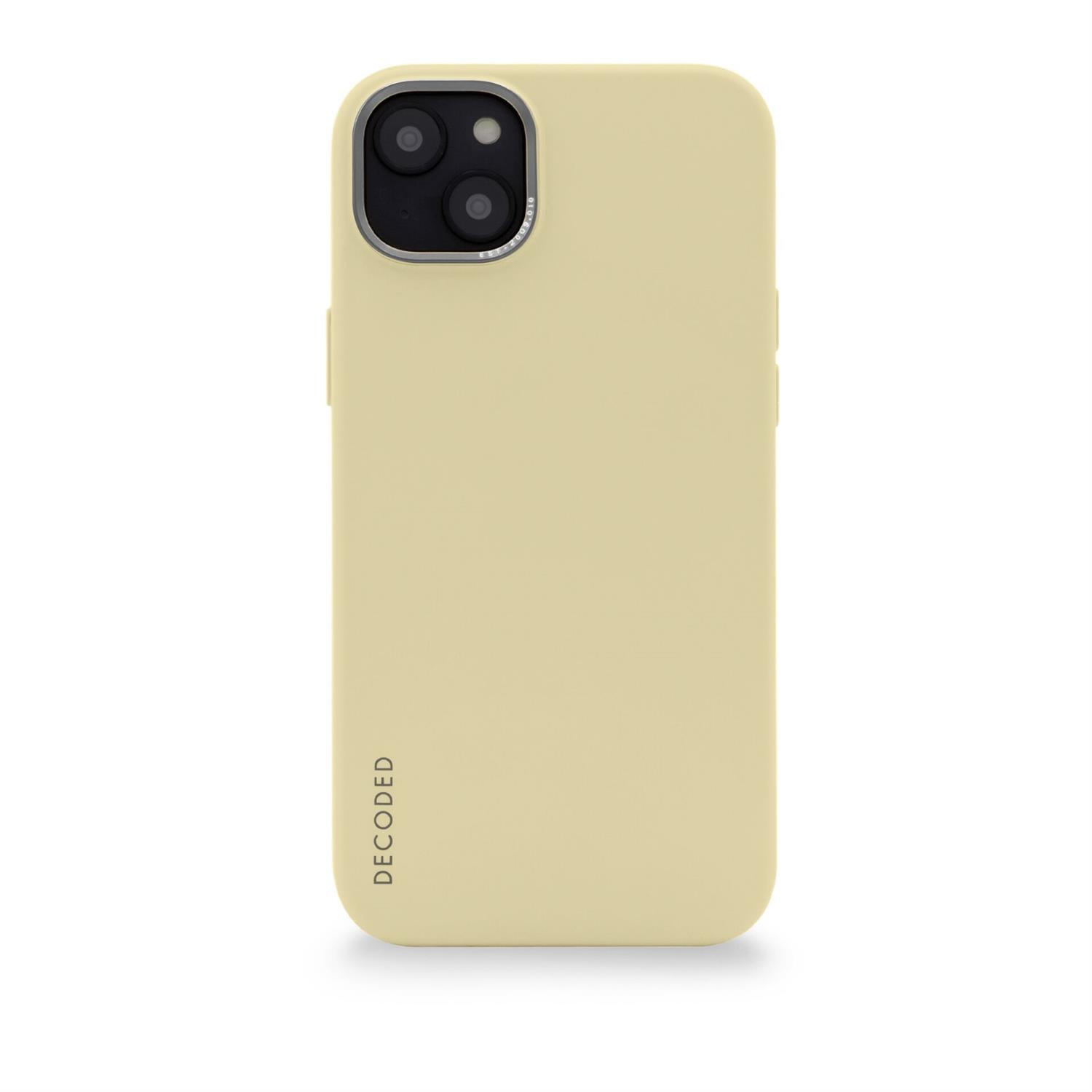 Decoded AntiMicrobial Silicone Backcover für iPhone 14 - Sweet Corn
