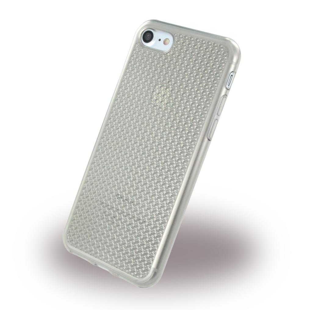 Diamond Cover Smooth Glossy Crystal - Silikon Case für Apple iPhone 7/8 - Grau