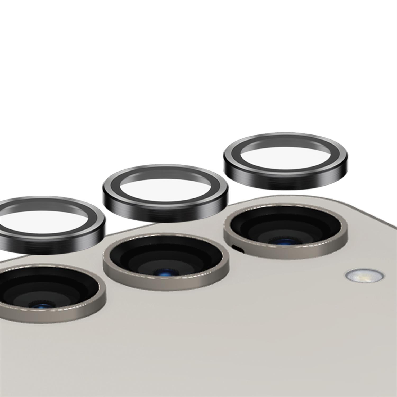 PanzerGlass Hoops Camera Lens Protector für Samsung Galaxy S24 in Schwarz