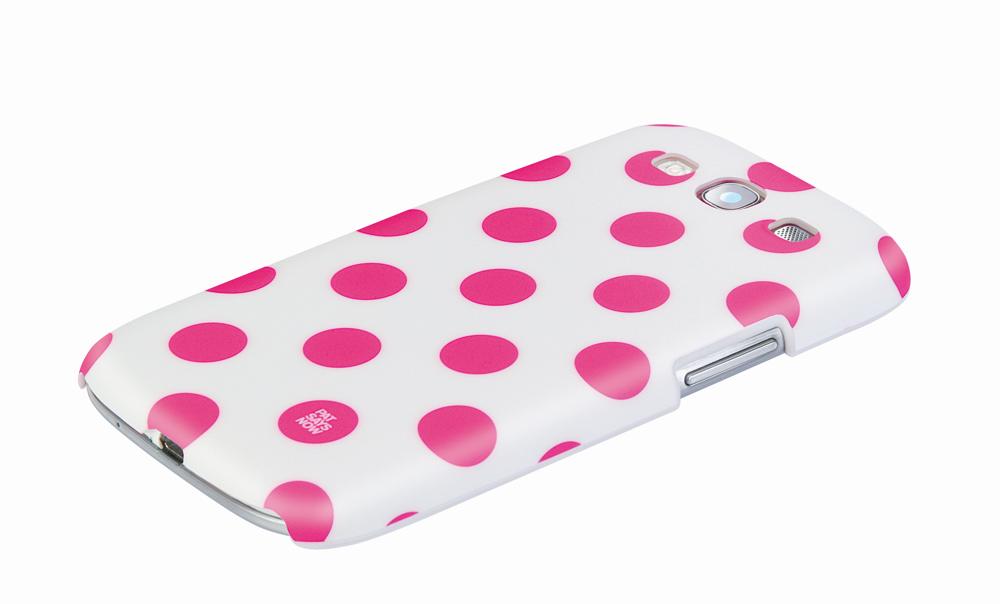 Pat Says Now Galaxy S3 Case Pink Polka Dot (4204)