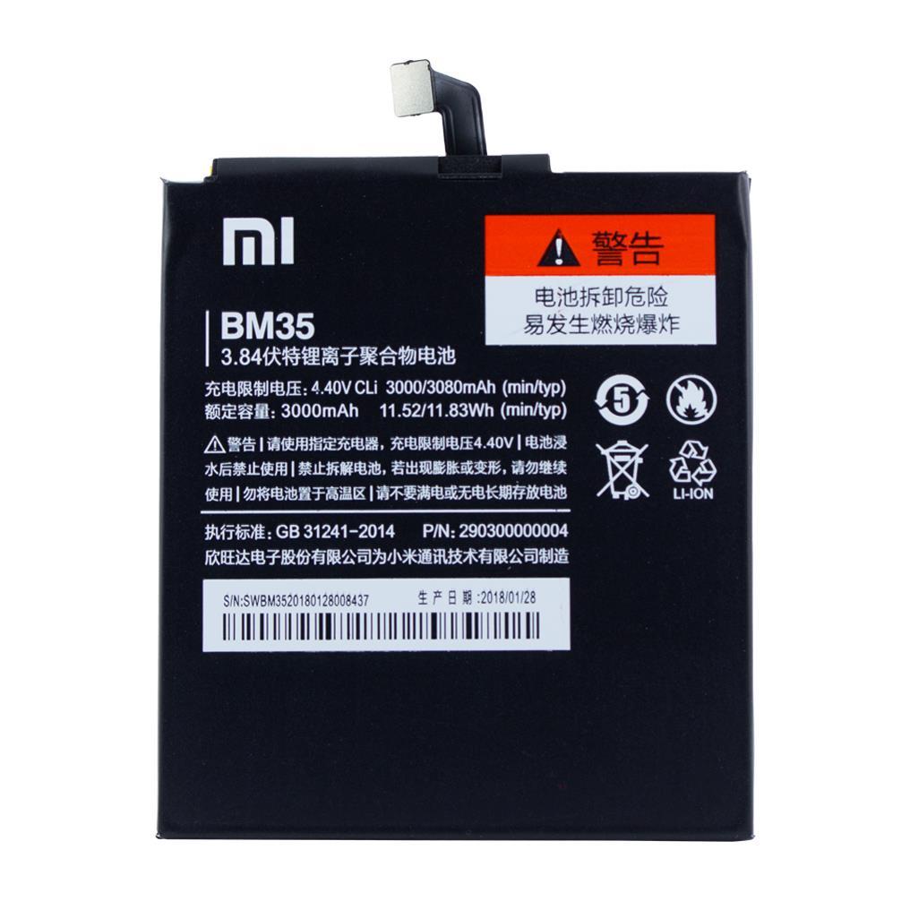 Xiaomi Lithium Ionen Akku - BM35 für Xiaomi Mi 4c + Mi 4c Dual - 3000mAh
