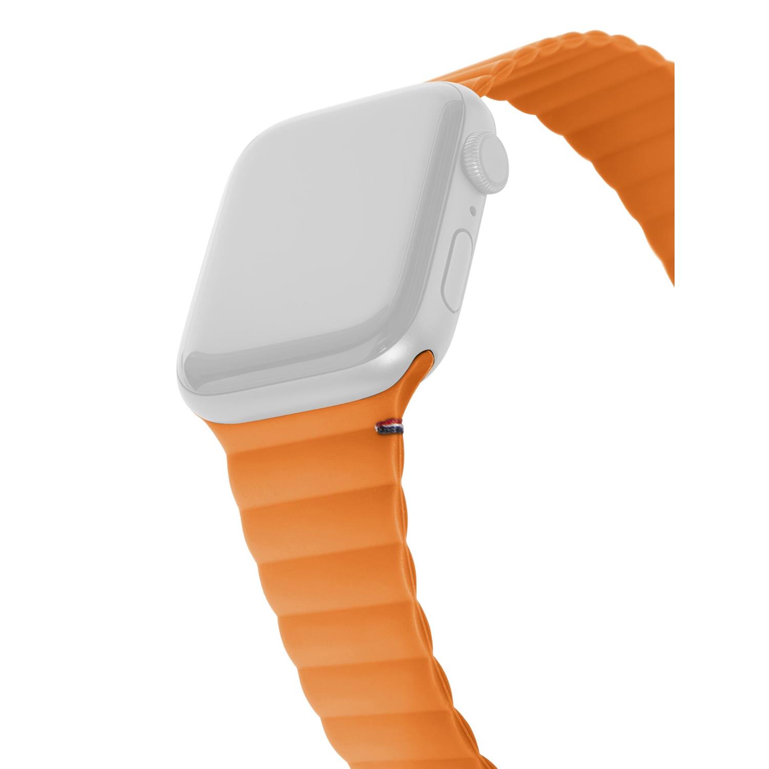 Decoded Silicone Magetic Traction Strap LITE für Apple Watch 42/44/45/49mm - Apricot