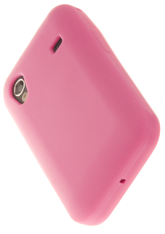 4-OK Silikon Tasche SiliColors für Samsung Galaxy Ace S5830 - Pink