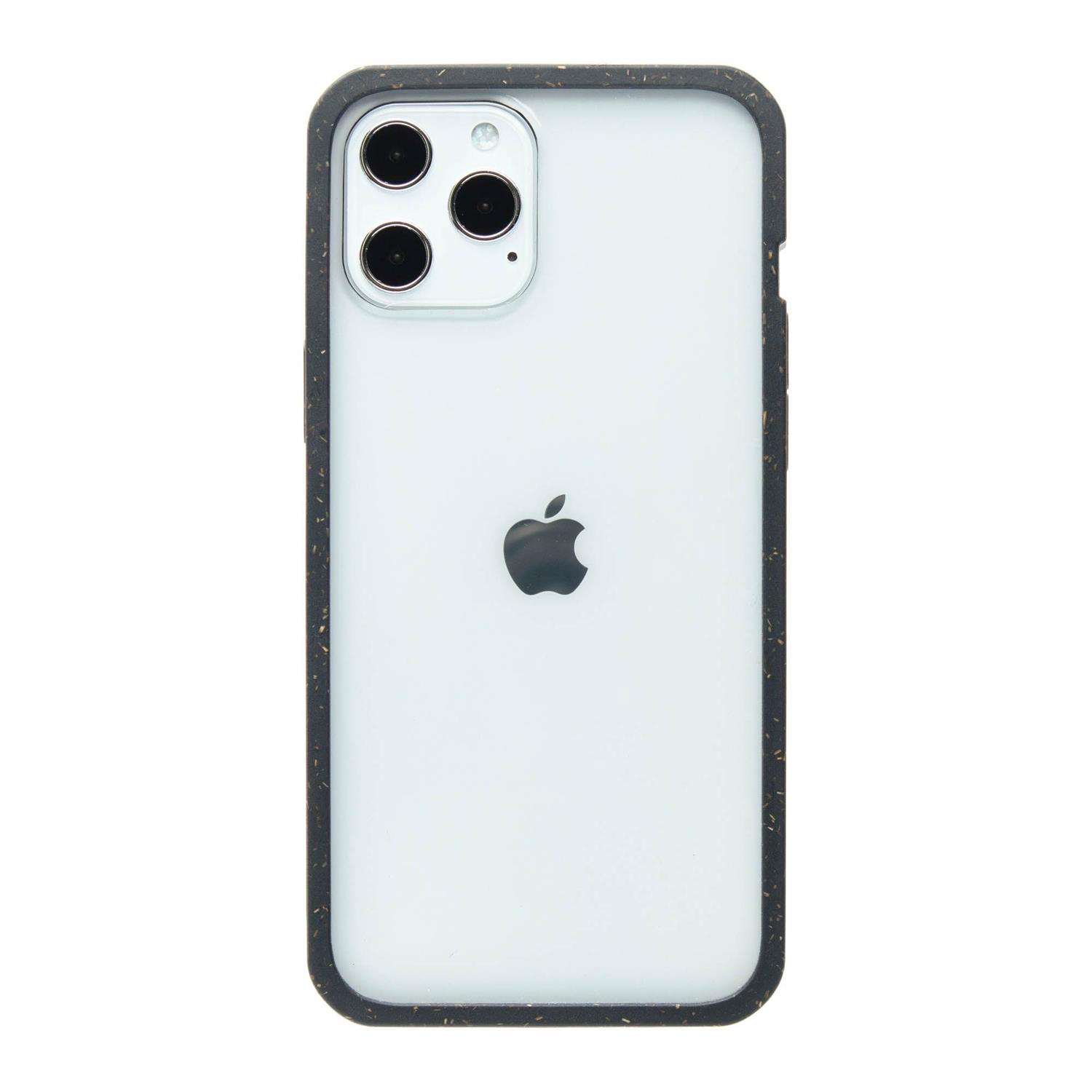 Pela Case Clear Eco Friendly Case für Apple iPhone 12 Pro Max - Clear/Schwarz