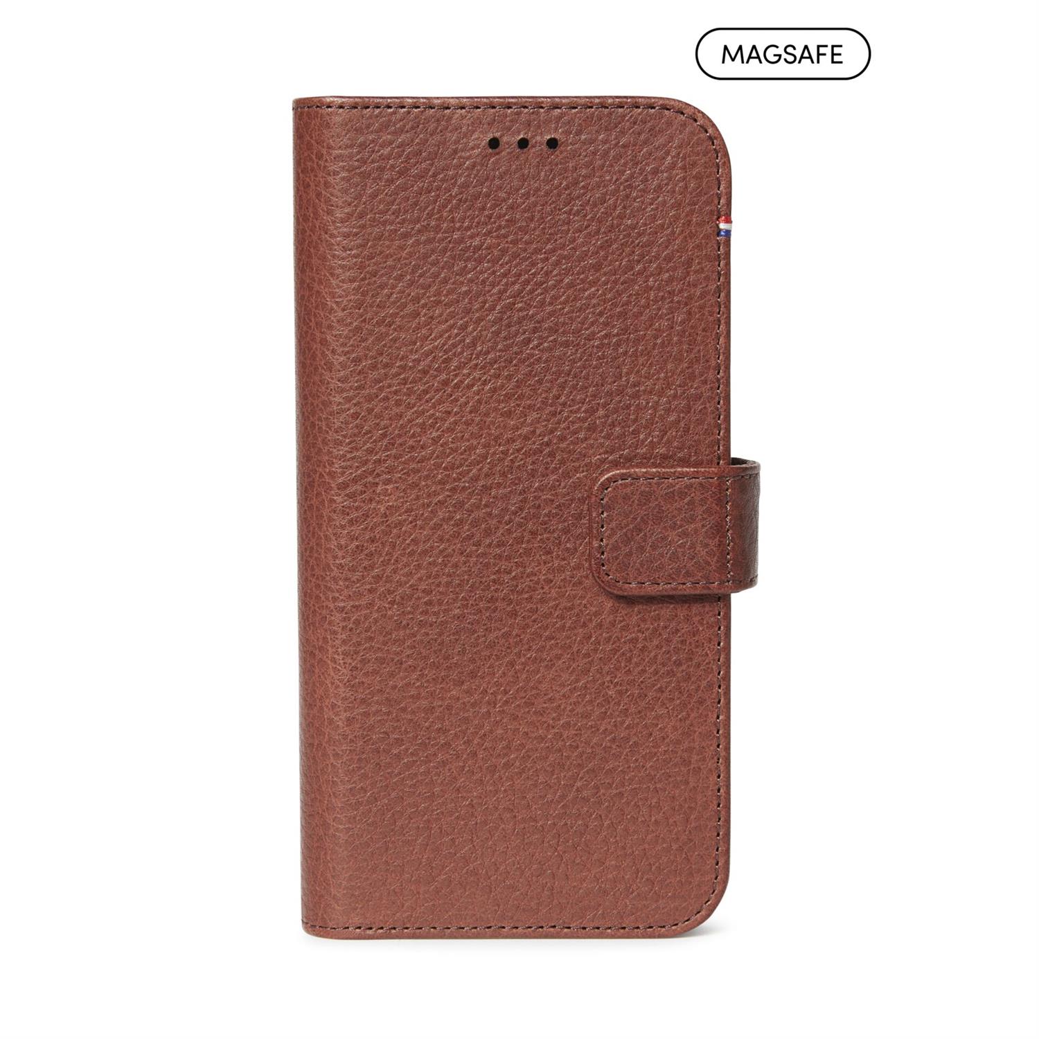 Decoded Leath. Detachable Wallet Magsafe für iPhone 12/12 Pro - Braun