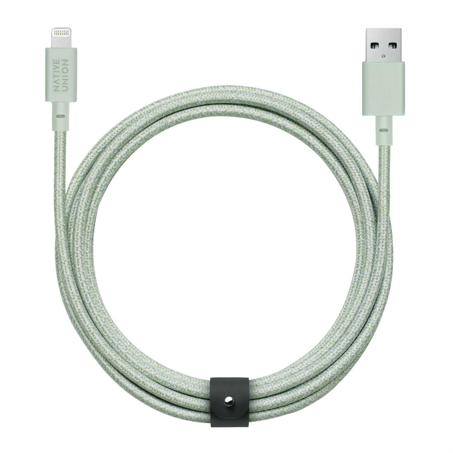 Native Union Belt Cable USB-A auf Lightning - 3m - Sage