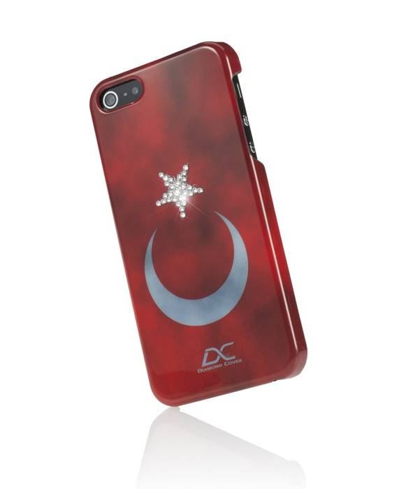 Diamond Cover Flag Case für Apple iPhone 5 und 5S - Türkei