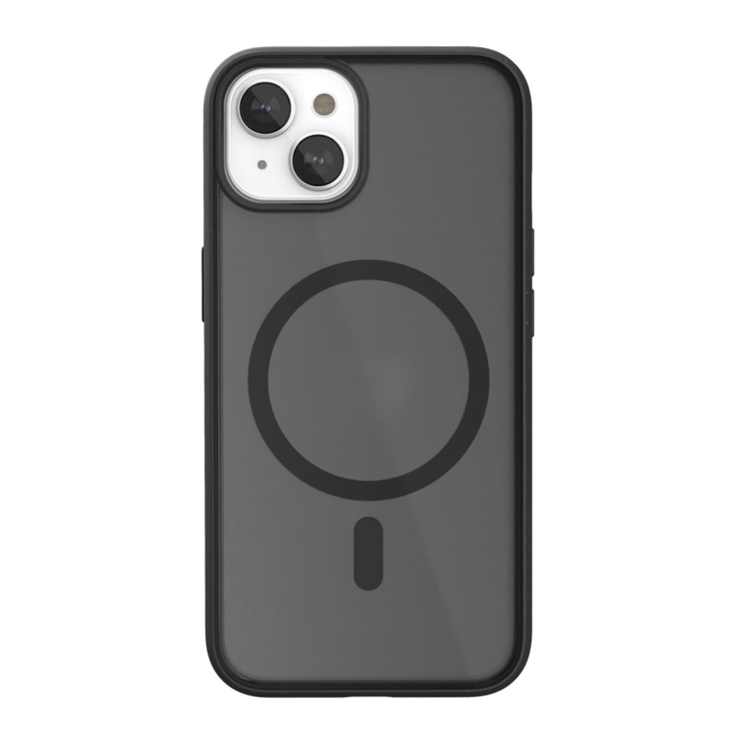 Woodcessories Clear Case MagSafe für iPhone 15 Plus - Black