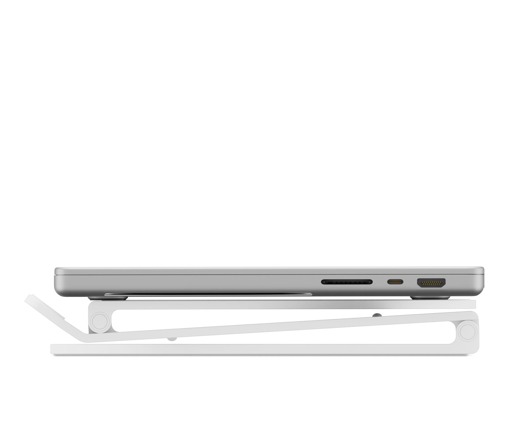 Twelve South Curve Flex justierbarer Aluminum Stand für MacBook, Notebooks - Weiss
