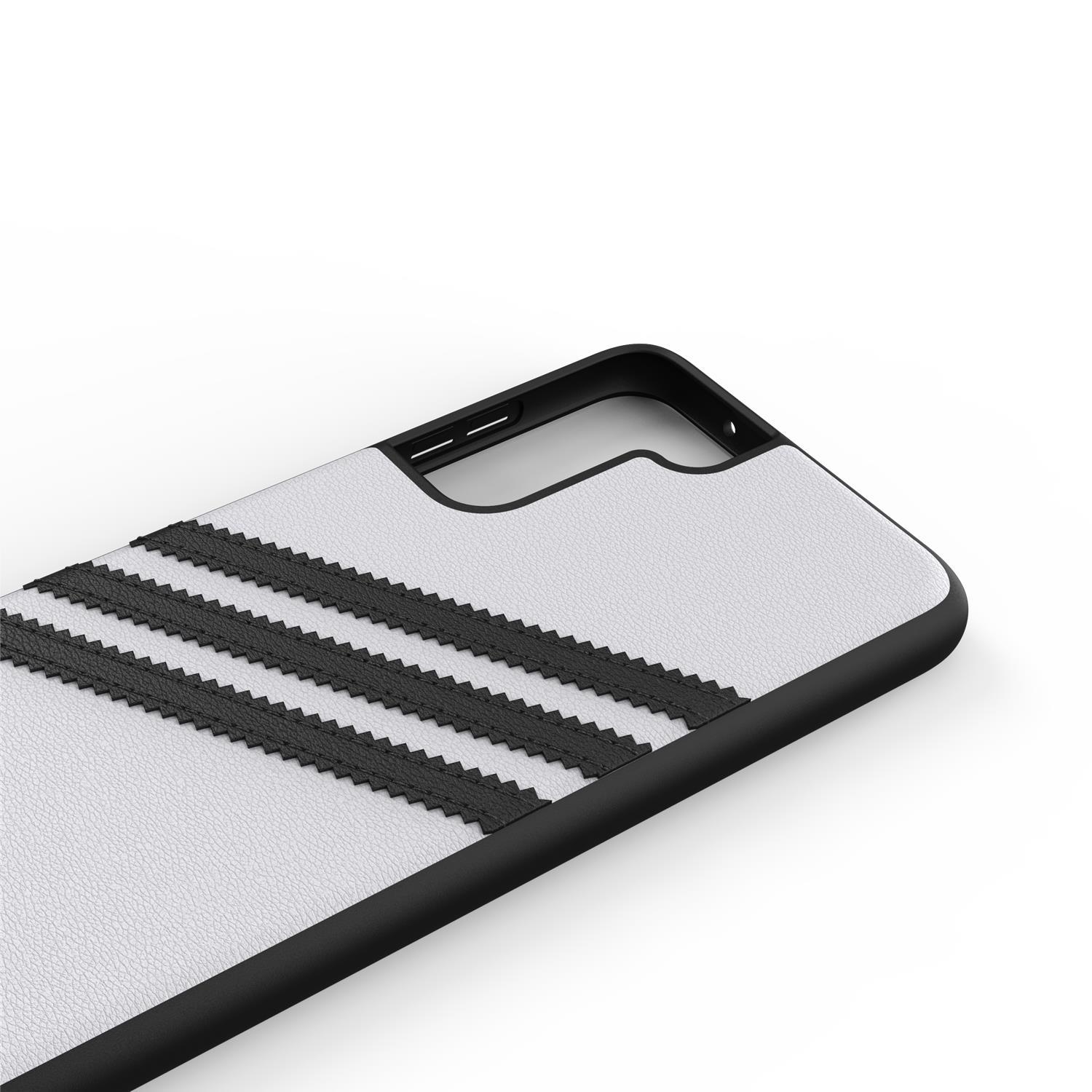 adidas OR Moulded Case PU SS21 für Samsung Galaxy S21+ - Weiss/Schwarz