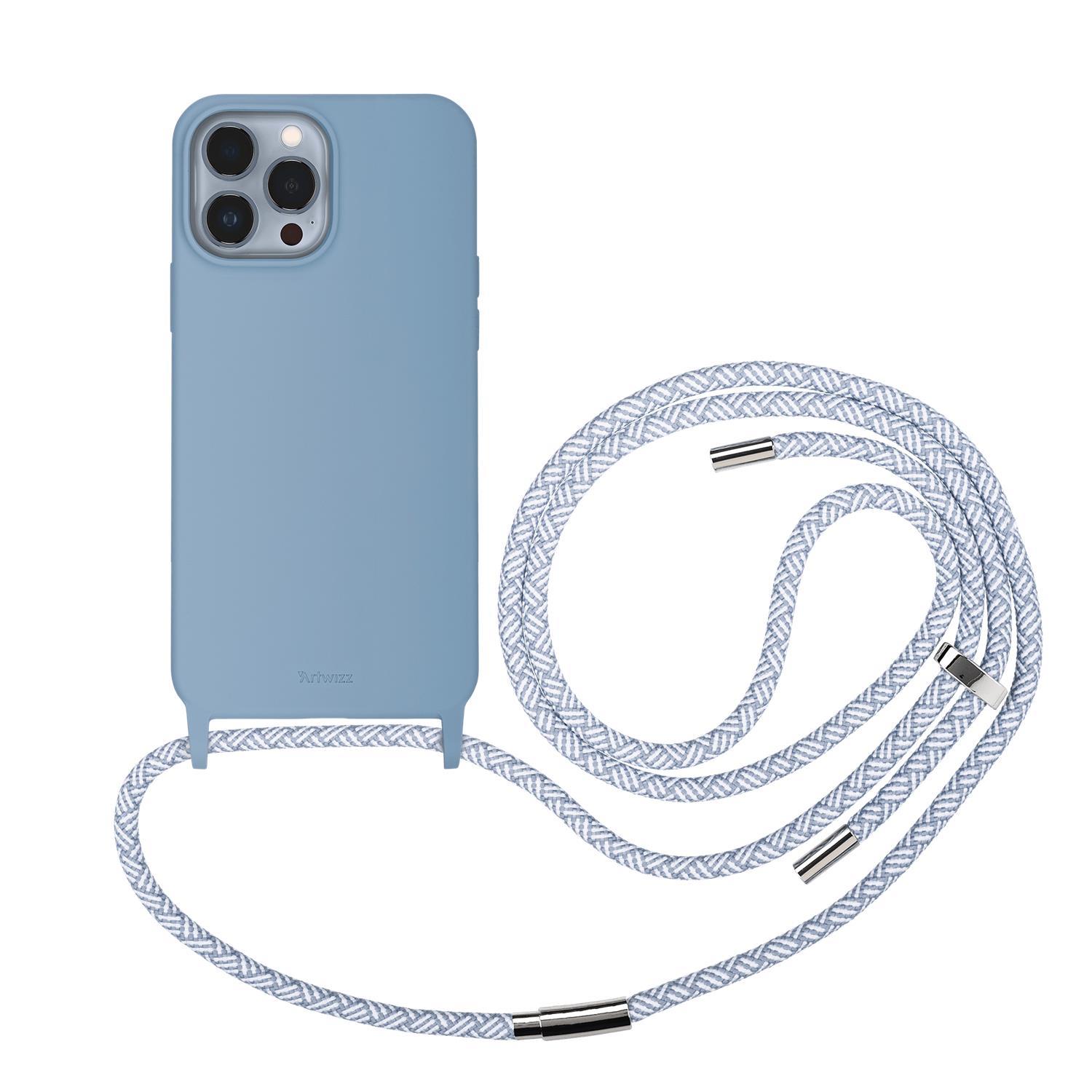 Artwizz HangOn Case Silicone für iPhone 13 Pro Max - nordicblue