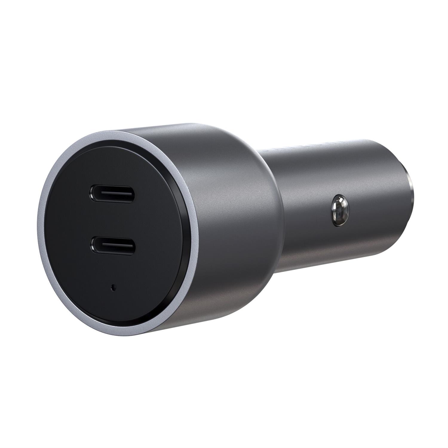 Satechi 40W Dual USB-C PD Car Charger KFZ Ladegerät - space gray