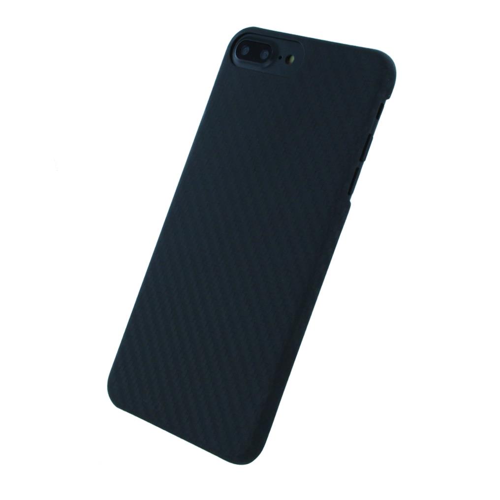 UreParts Black Edition Carbon Hardcover für Apple iPhone 6s Plus/7 Plus/8 Plus - Schwarz