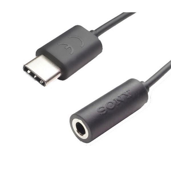Sony USB-C auf 3.5mm Klinke Adapter - Schwarz