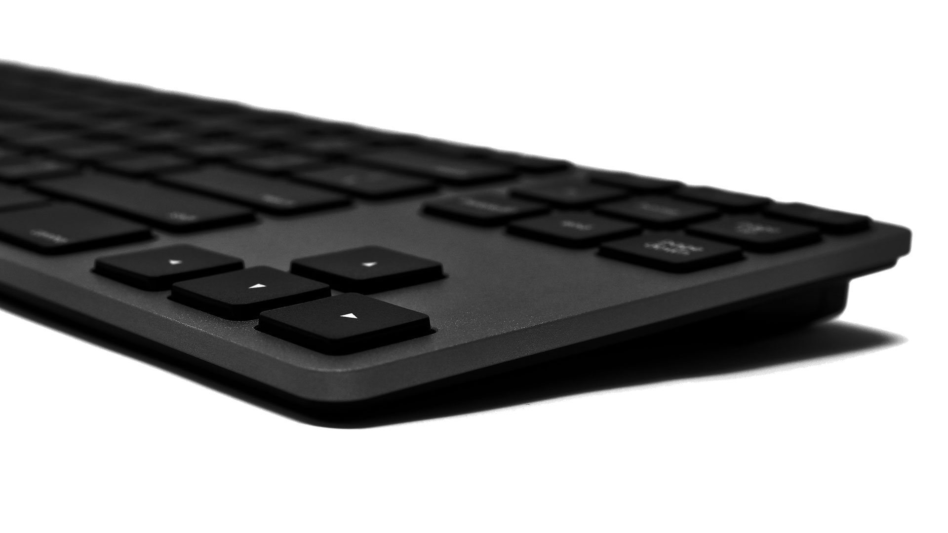 Matias Aluminum Tenkeyless Tastatur ohne Ziffernblock für PC Layout Deutsch - Schwarz