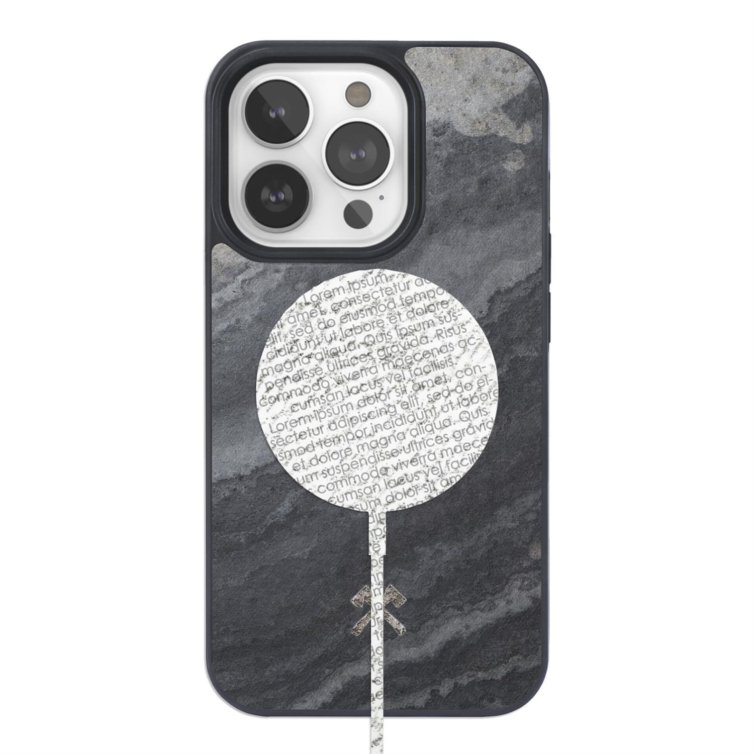 Woodcessories Bumper Case MagSafe für iPhone 14 Pro - Camo Gray