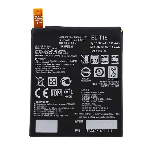 LG Electronics BL-T16  - G Flex 2 H955 - 3000mAh - Li-Ion Akku - Battery
