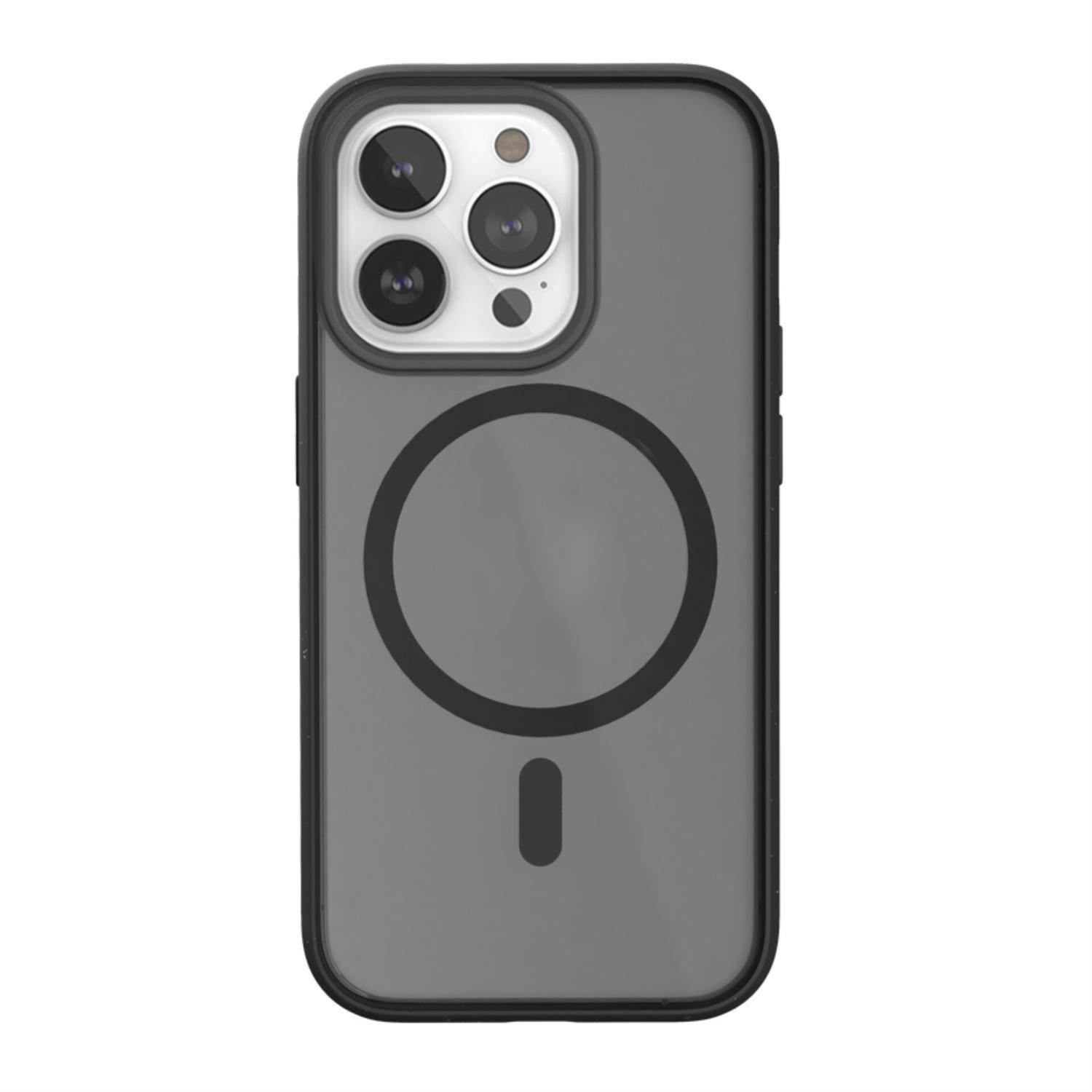 Woodcessories Clear Case MagSafe für iPhone 15 Pro - Black