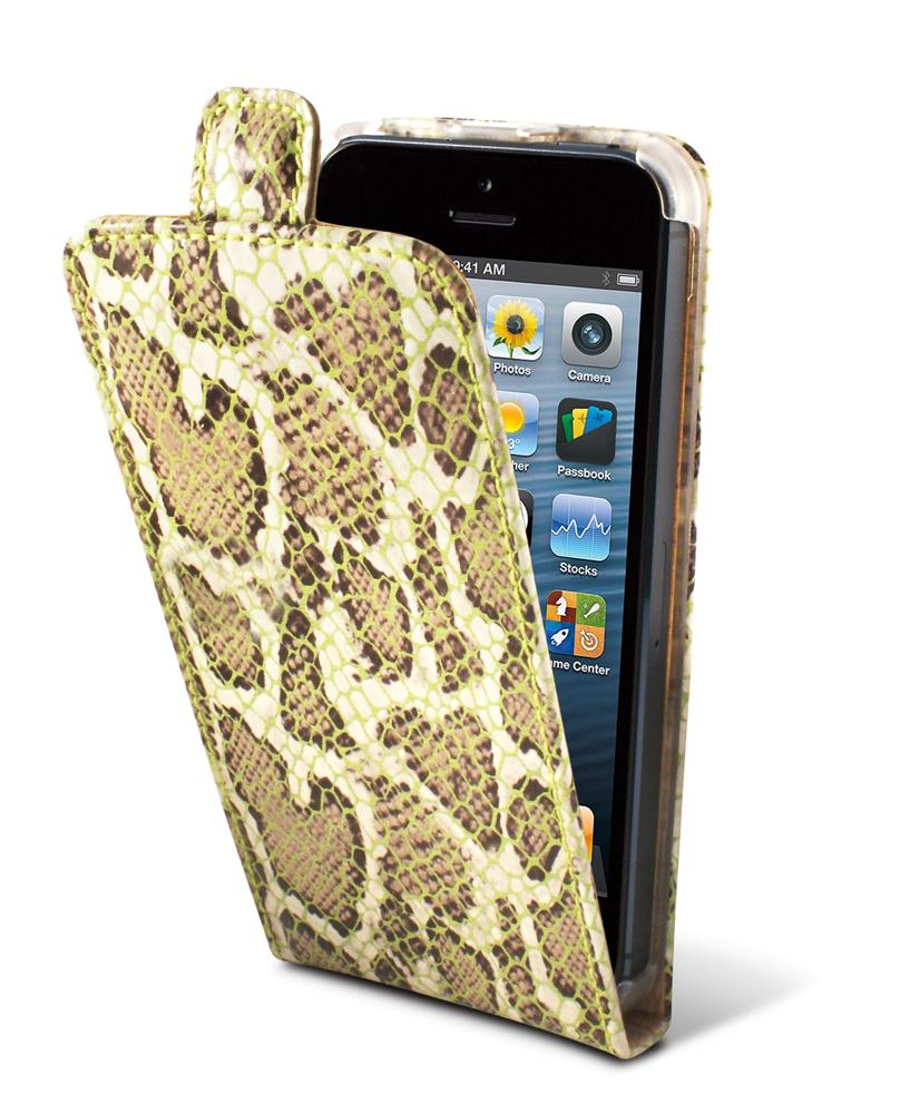 TammyB Reptilia Tasche für Apple iPhone 5 in Grün