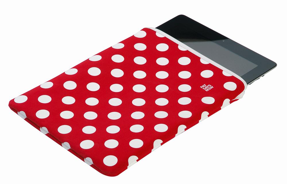 Pat Says Now Pouch Red Polka Dot für iPad (4662)