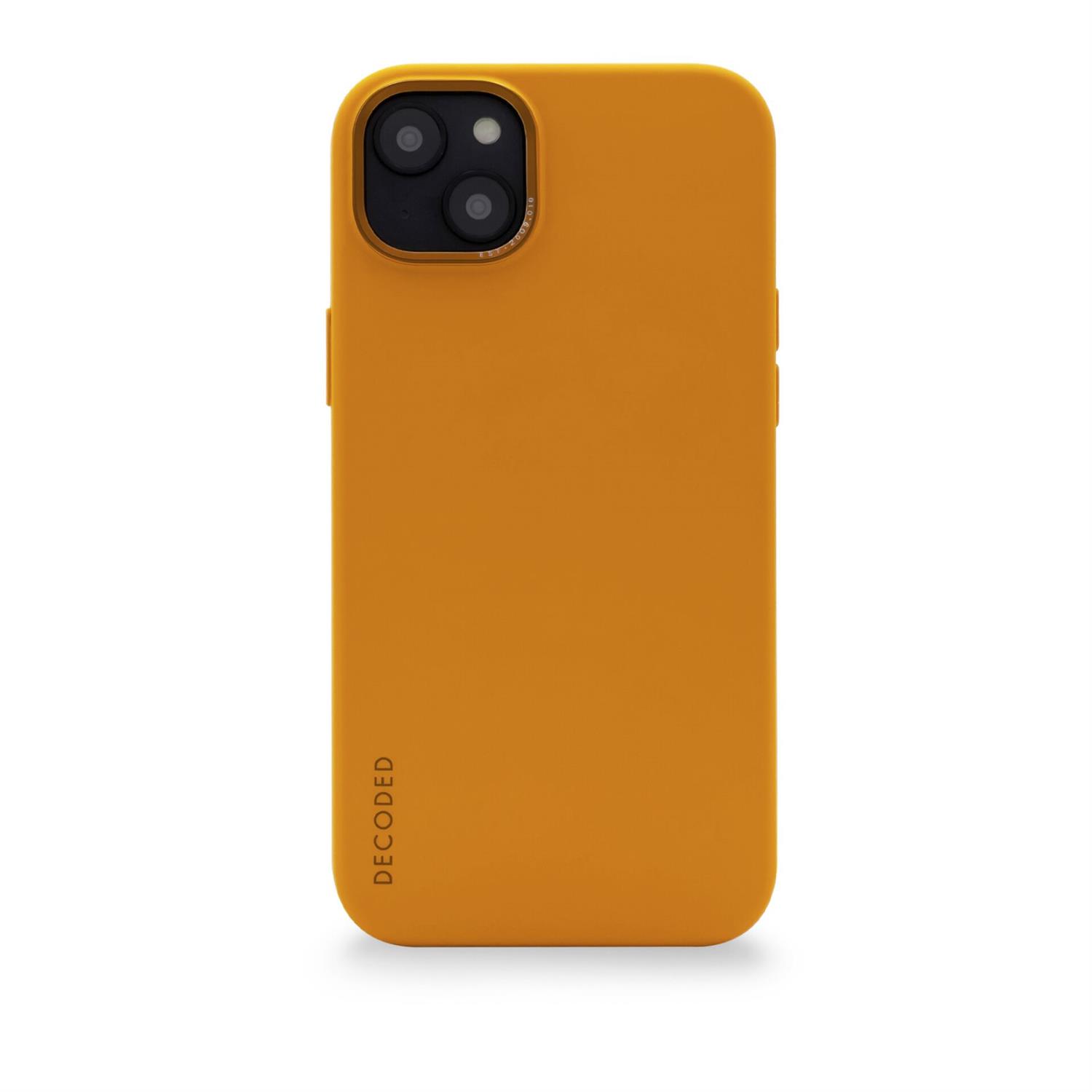 Decoded AntiMicrobial Silicone Backcover für iPhone 14 - Apricot