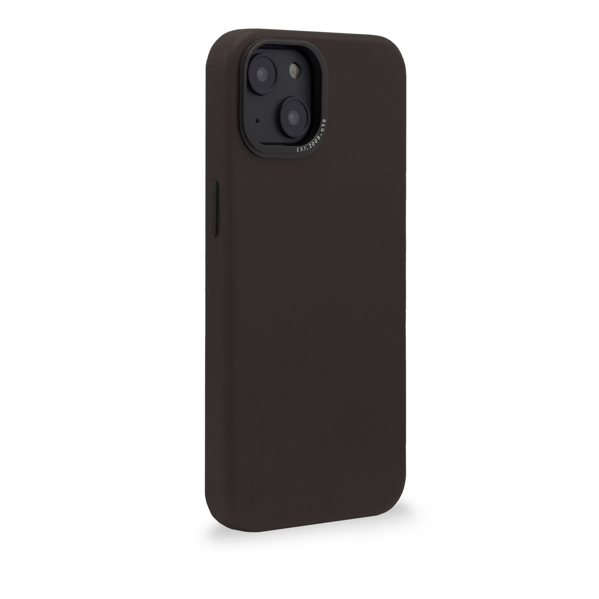 Decoded Leather Backcover für iPhone 14 - Chocolate Brown