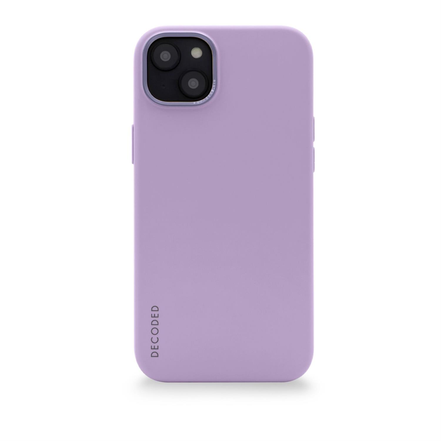 Decoded AntiMicrobial Silicone Backcover für iPhone 14 - Lavender (Lila)