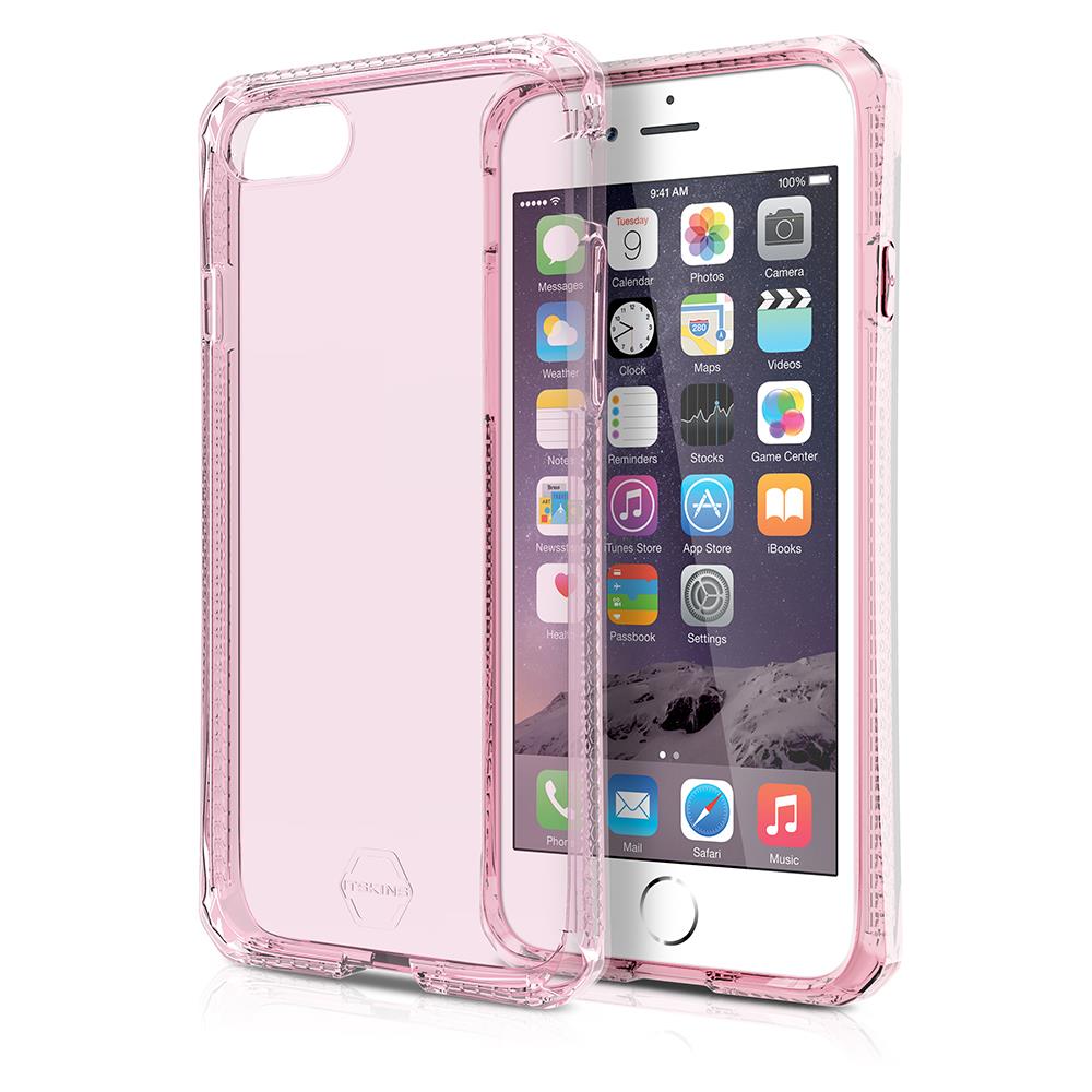 Itskins Spectrum Drop Protection Cover für Apple iPhone 6, 6s, 7, 8, SE 2020 - Hell Pink