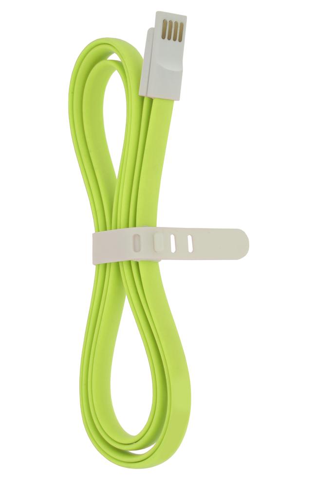 Daten-Kabel USB auf Micro-USB magnetisch, 120cm Länge, Grün