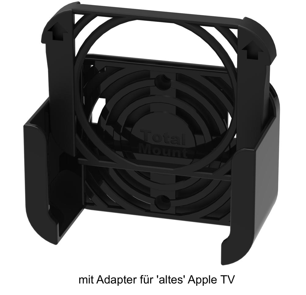 Innovelis TotalMount - Halter System für Apple TV 5, 4 und mit Adapter für Apple TV 3, 2