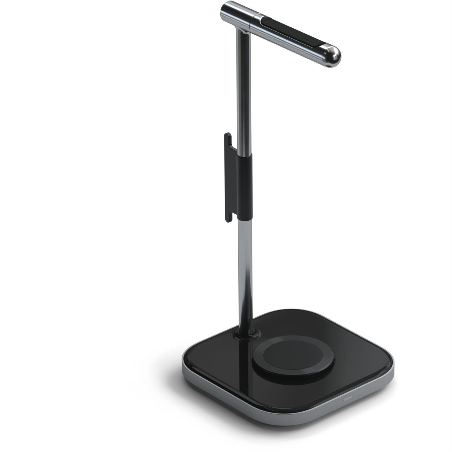 Satechi 2in1 Headphone Stand mit Wireless Charger - Space Gray