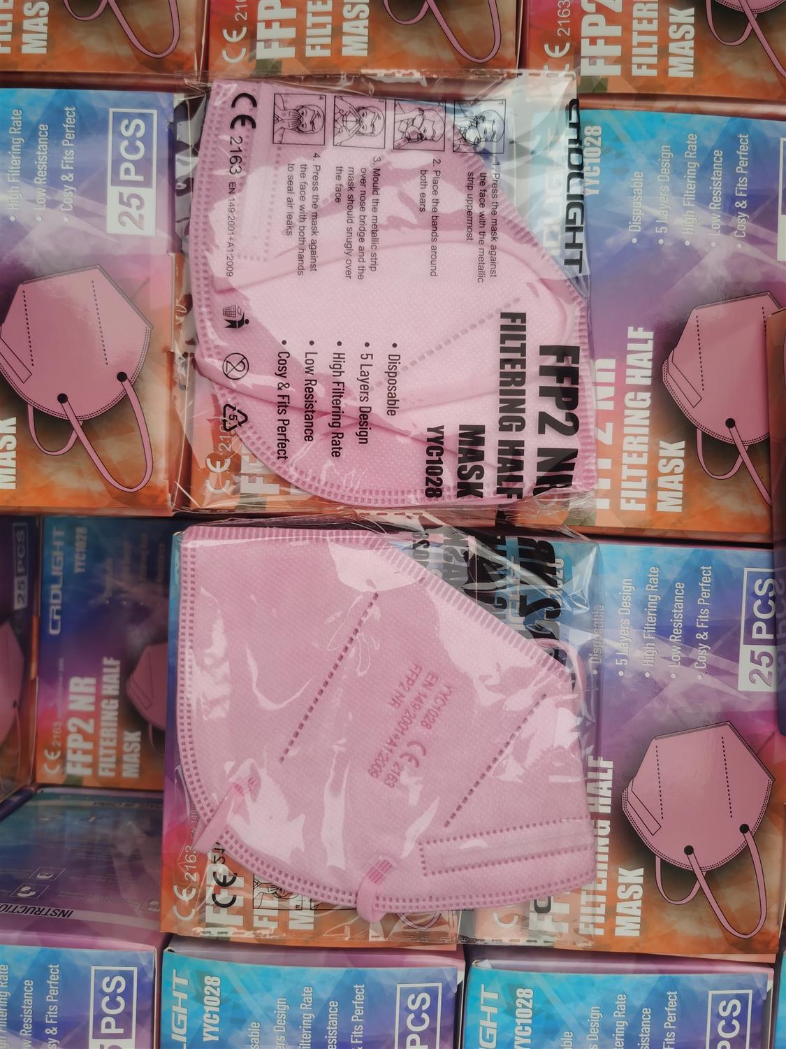 CRDLIGHT Atemschutzmaske FFP2 - Pink
