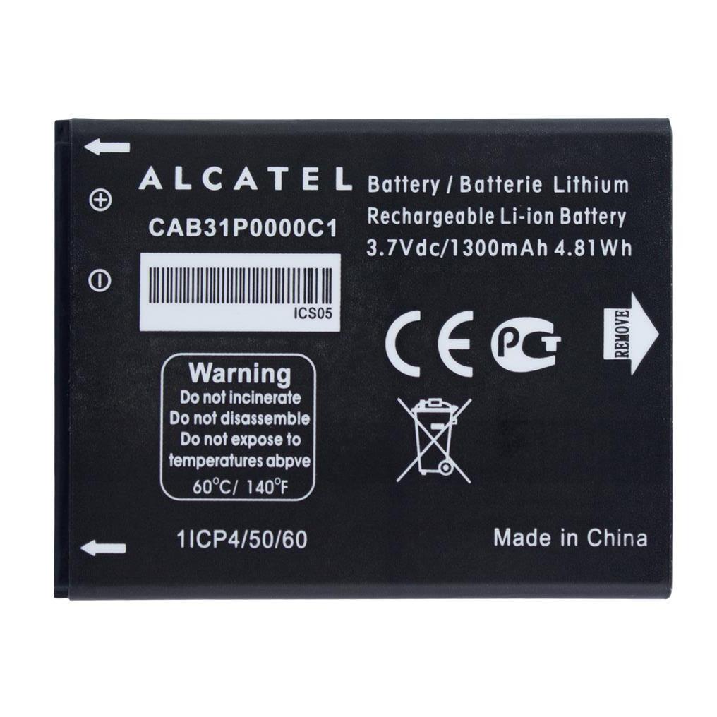 Alcatel Li-Ion Akku CAB31P0000C1 für OT-990, OT985, OT-918 - 1300mAh