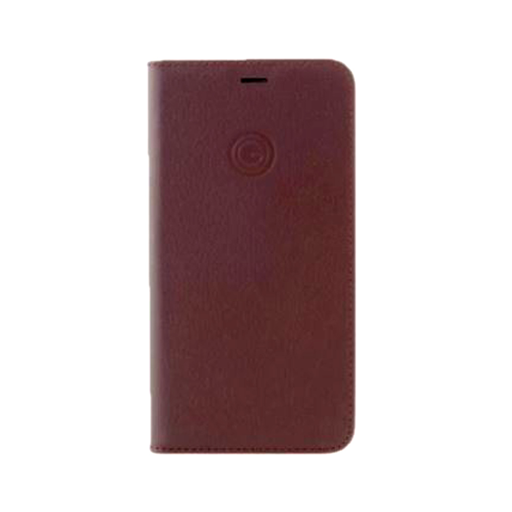 Mike Galeli Marc Echtleder Handmade Book Case für N960F Galaxy Note 9 - Bordeaux