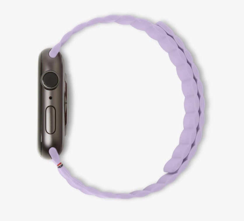 Decoded Silicon Magnet Traction Strap LITE Armband für Watch 42/44/45/49mm - Lavender