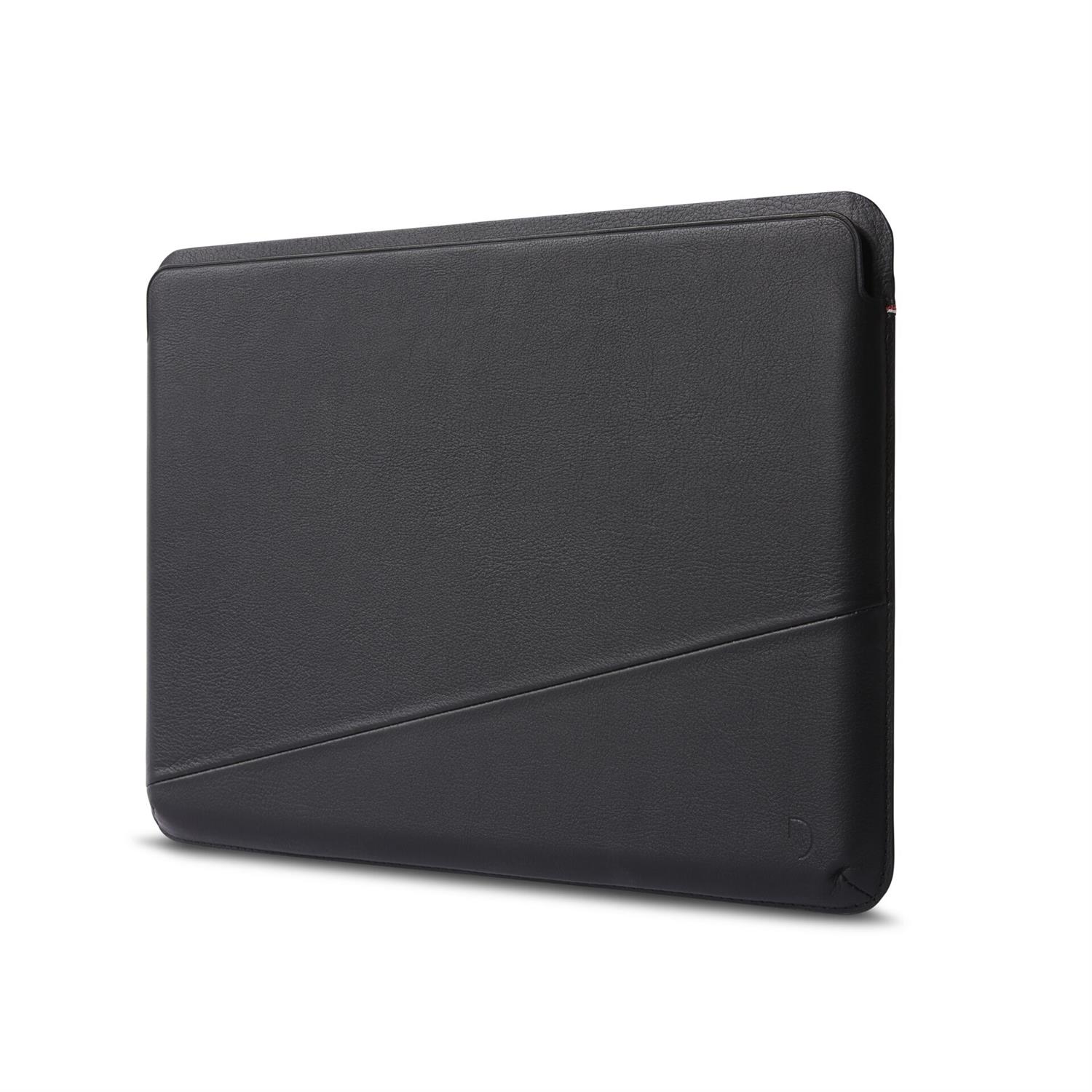 Decoded Leather Frame Sleeve für Macbook 16 Zoll - Schwarz