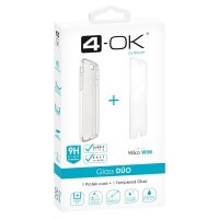 4-OK Glass Duo Protek Case + Tempered Glas Schutz...