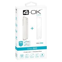 4-OK Glass Duo Protek Case + Tempered Glas Schutz...