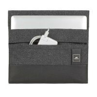 RivaCase Lantau 8803 Mélange Sleeve für MacBook, Ultrabook, Laptop 13.3" Schwarz