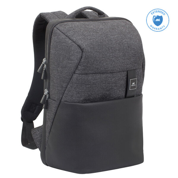 RivaCase Lantau 8861 Mélange Rucksack für MacBook, Ultrabook 15.6" Schwarz