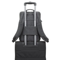 RivaCase Lantau 8861 Mélange Rucksack für MacBook, Ultrabook 15.6" Schwarz