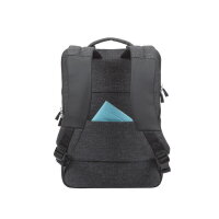 RivaCase Lantau 8861 Mélange Rucksack für MacBook, Ultrabook 15.6" Schwarz