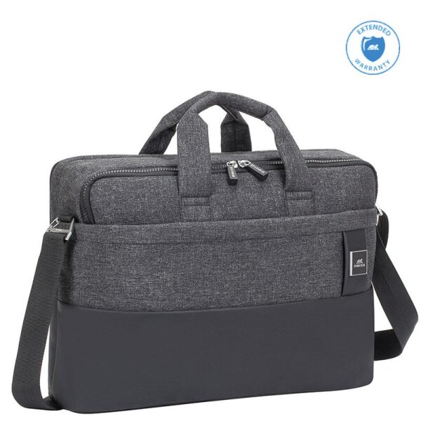 RivaCase Lantau 8831 Mélange Tasche für MacBook, Laptop bis 15.6" Schwarz