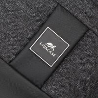 RivaCase Lantau 8831 Mélange Tasche für MacBook, Laptop bis 15.6" Schwarz