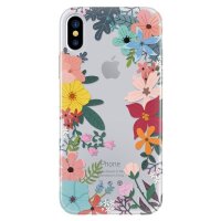 4-OK Cover 4U Flowers Schutzhülle für Apple iPhone X / Xs - Blumen