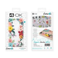 4-OK Cover 4U Schutzhülle für Samsung Galaxy J7 (2017) - Flowers (Blumen)