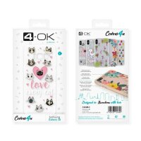 4-OK Cover 4U Schutzhülle für Samsung Galaxy S8 - Love Cats