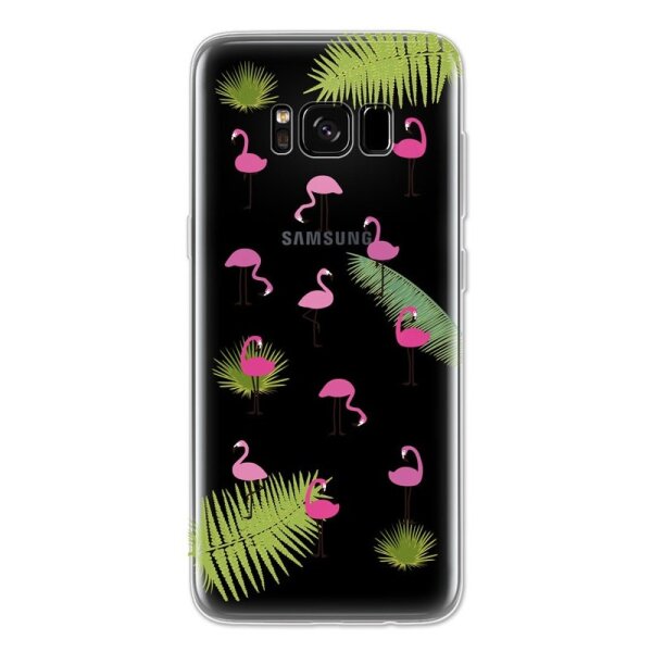 4-OK Cover 4U Schtzhülle für Samsung Galaxy S8 - Flamingo