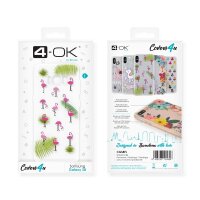 4-OK Cover 4U Schtzhülle für Samsung Galaxy S8 - Flamingo