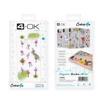 4-OK Cover 4U Schtzhülle für Samsung Galaxy S8 - Flamingo